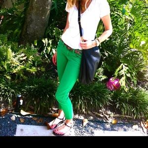 J. Crew Green Matchsticks